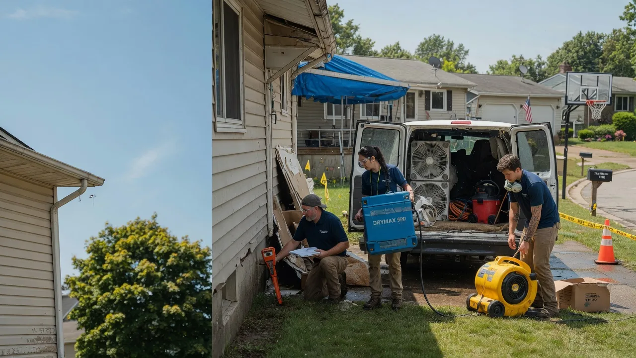 Ceiling Leak Cleanup in Rapid City, MI near me